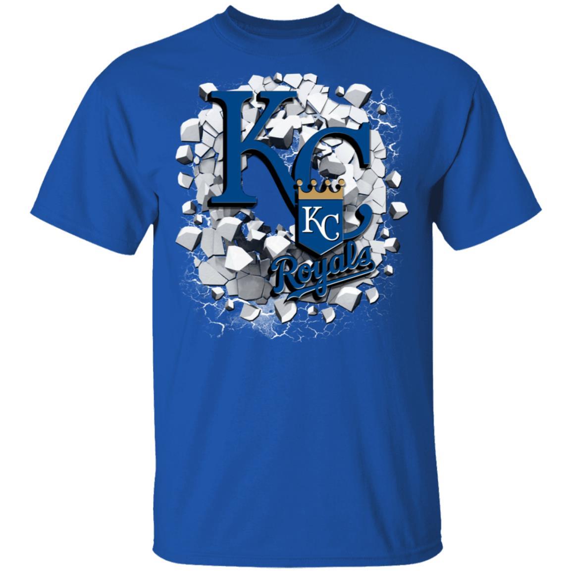 Amazing Earthquake Art Kansas City Royals T Shirt