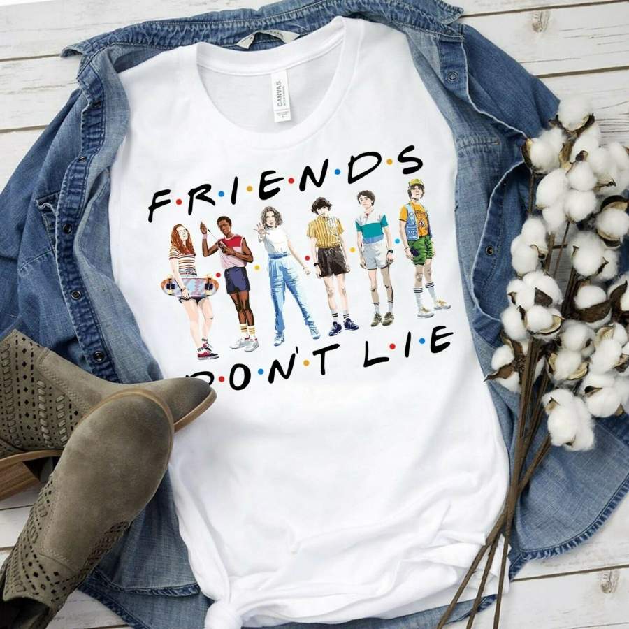 Friends Don’T Lie – Stranger Things Mashup Friends Shirt