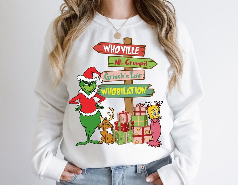 Gift Christmas Sweatshirt 2D Crewneck Sweatshirt All Over Print Sweatshirt For Women Sweatshirt For Men Sws4406