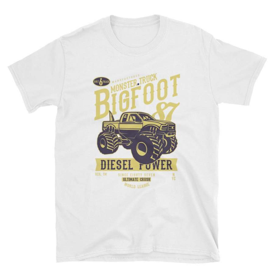 Big Foot Monster Truck Vintage Poster T-Shirt