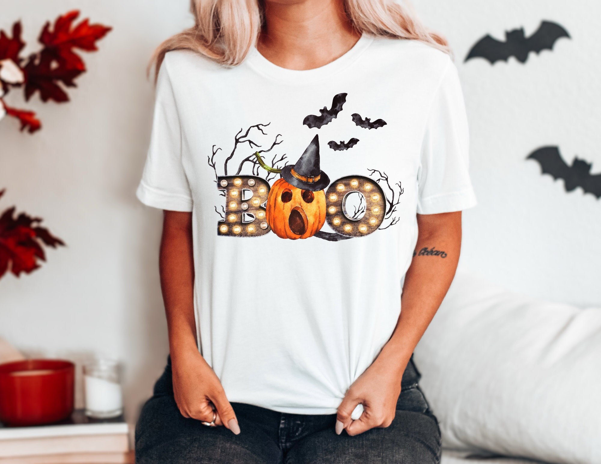 Boo Pumpkin Shirt, Happy Halloween Shirt, Halloween Shirt, Boo Shirt, Fall Shirts, Spooky Shirts, Boo