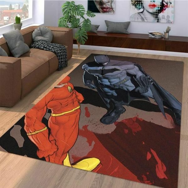 The 20 Rug The Flash And Batman Area Rugs Living Room Carpet FN111140 Christmas Gift Floor Decor