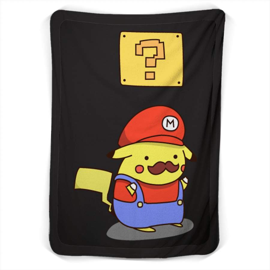 Super Mario Chu Fleece Blanket