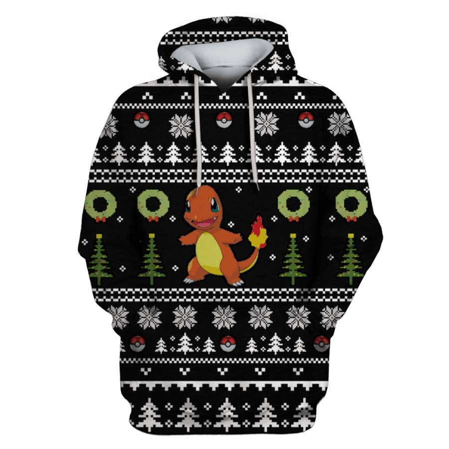 Pokemon Ugly Christmas Custom T-shirt – Hoodies Apparel