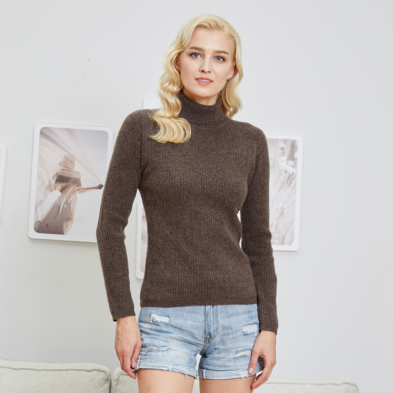 100% Merino Wool Turtleneck Women Sweater Autumn Winter Warm Soft Jumper Women 2022 Knitted Pullover Femme Cashmere Sweater Knit alx