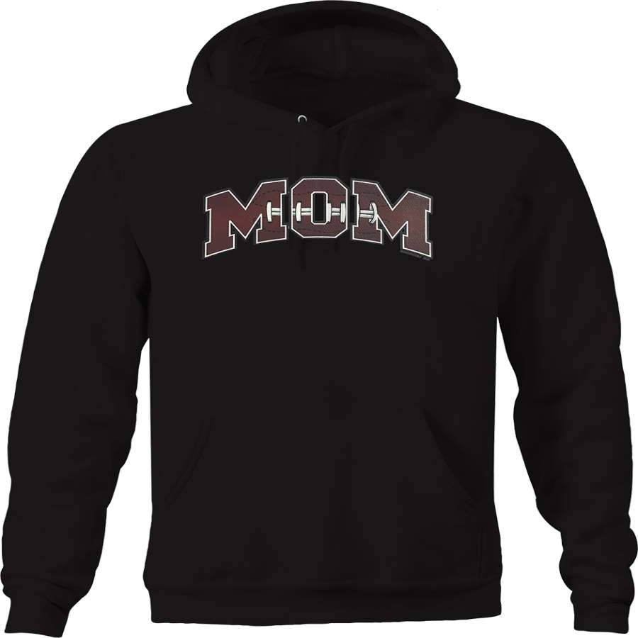Football Mom Sports Athlete Athletic Touchdown Field Tackle USA Hoodie
