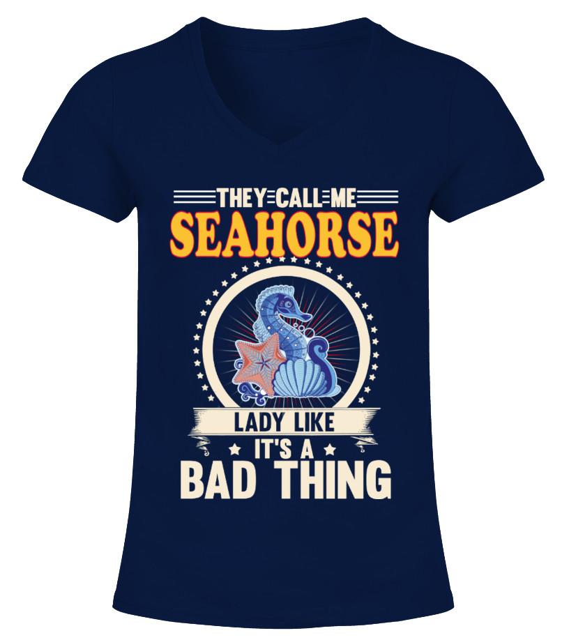 Seahorse Animals Lover T Shirts C-4Ahjw