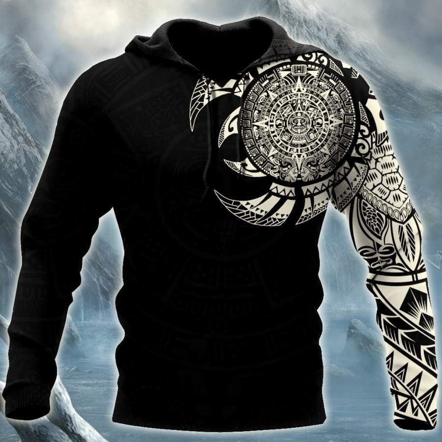 Aztec Mayan Tatoo 3D All Over Printed Shirts For Men and Women DQB07092001