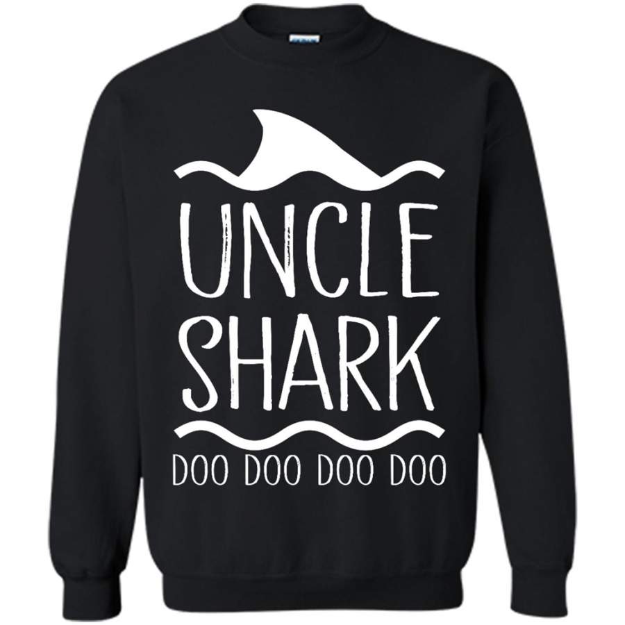 Uncle Shark Doo Doo Doo Doo – Gildan Crewneck Sweatshirt