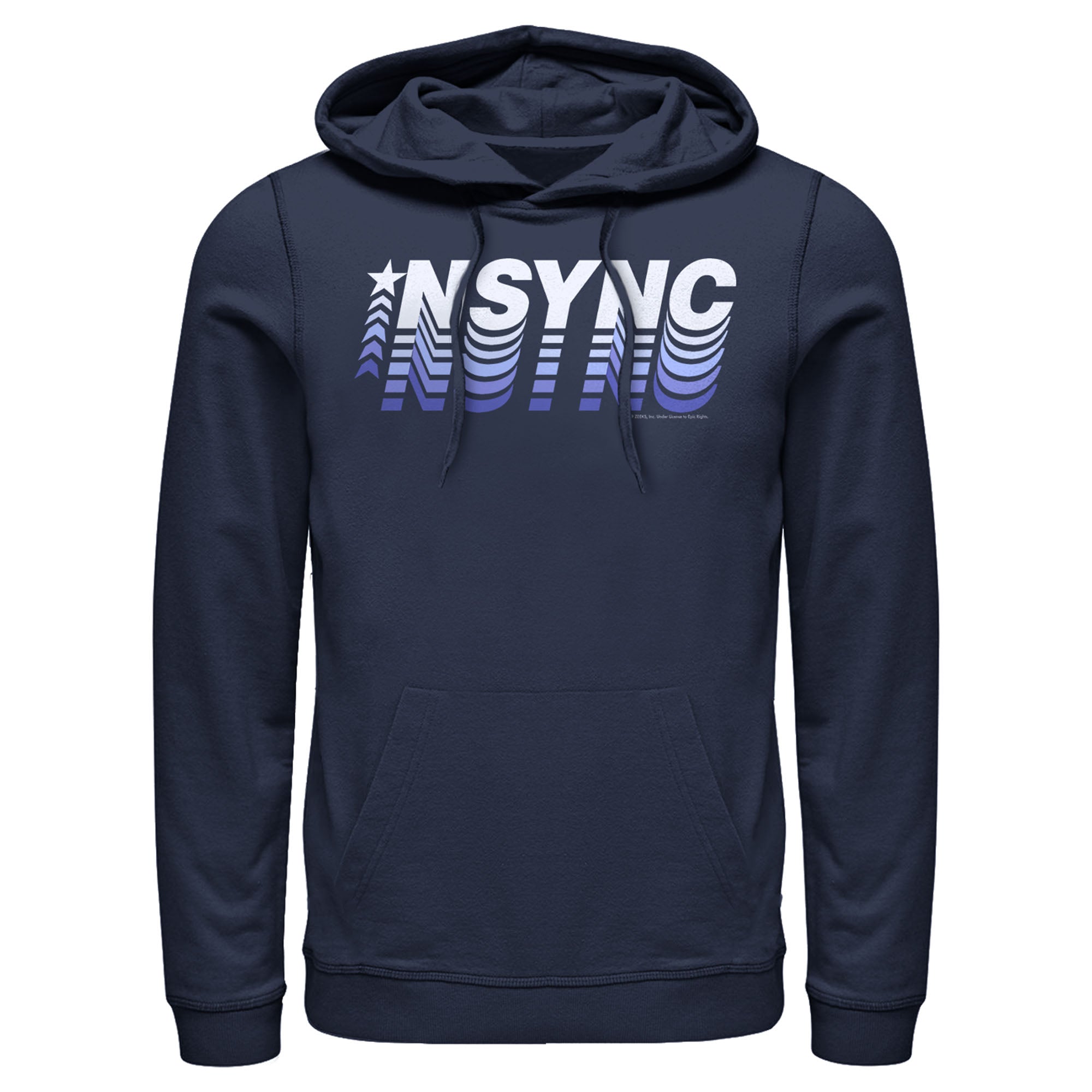 Nsync Men’S Retro Fade  Pull Over Hoodie