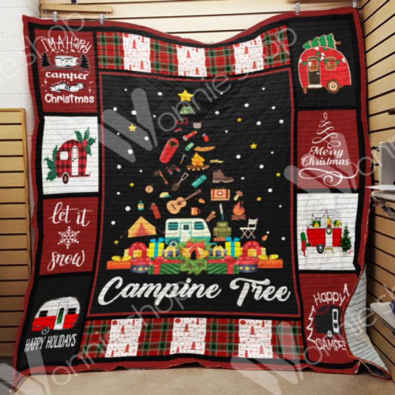 Camping Christmas Blanket OCT0201 95O56