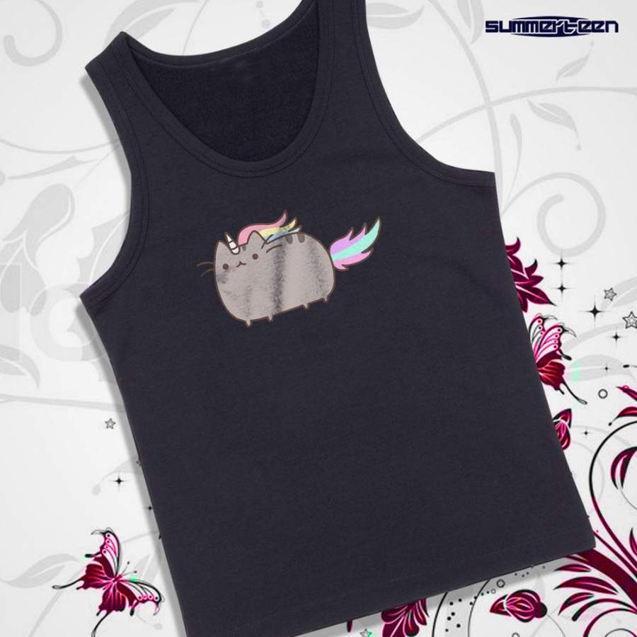 Kitten Unicorn Men’S Tank Top