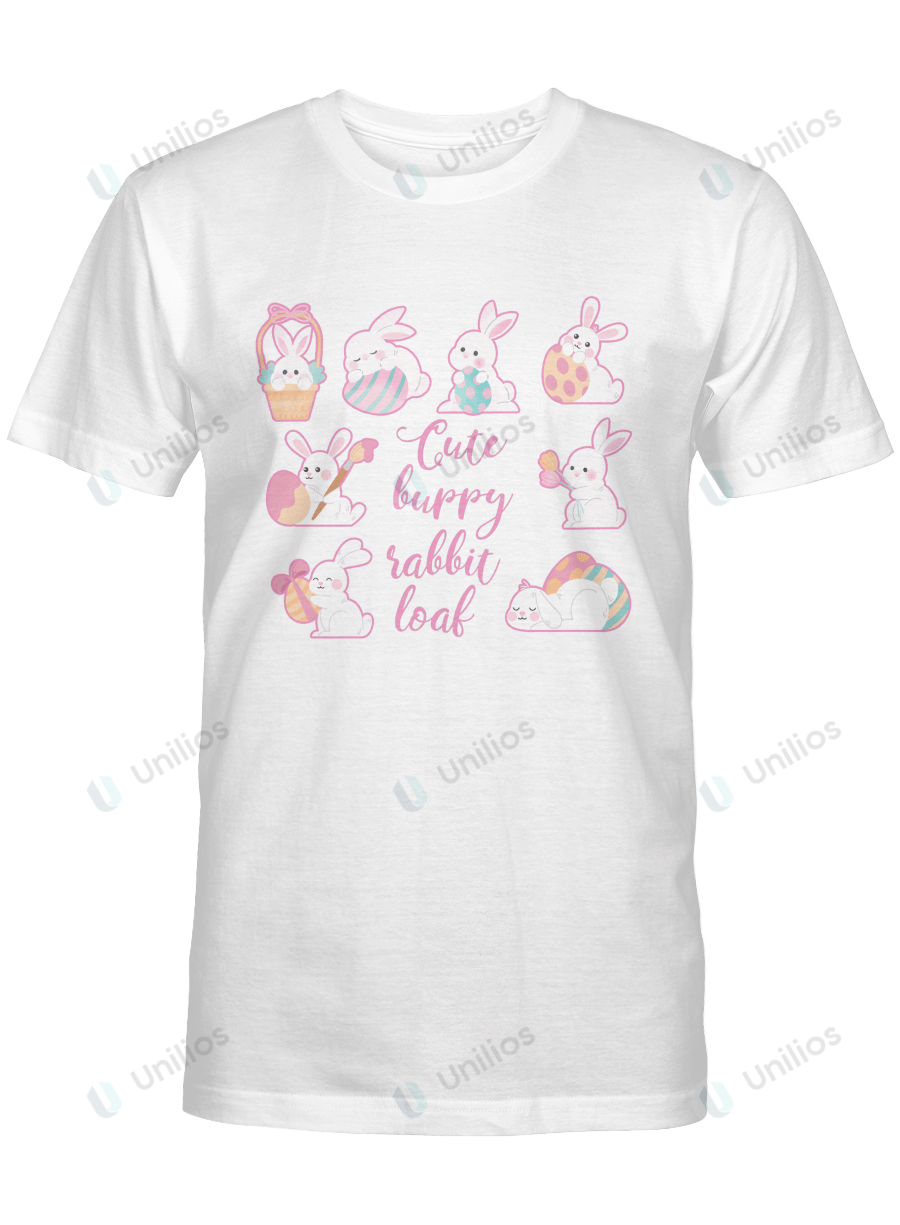 Pretty Bunny Rabbit Loaf Easter Day – Unisex T-Shirt