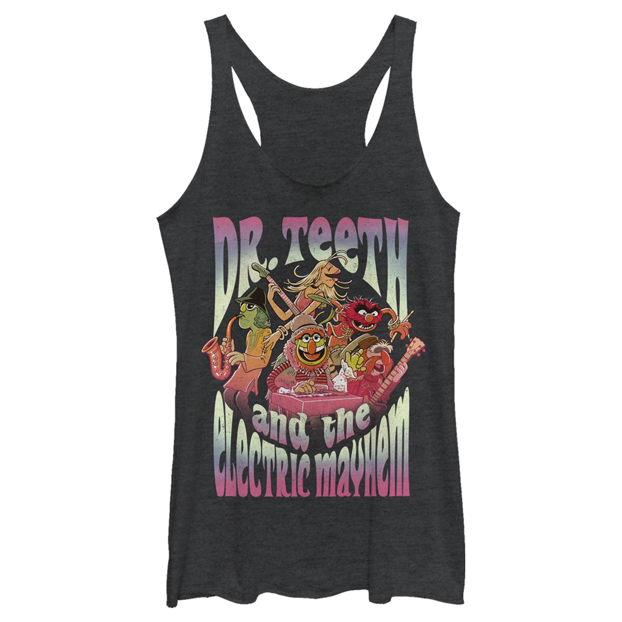 Women’S The Muppets Electric Mayhem Racerback Tank Top