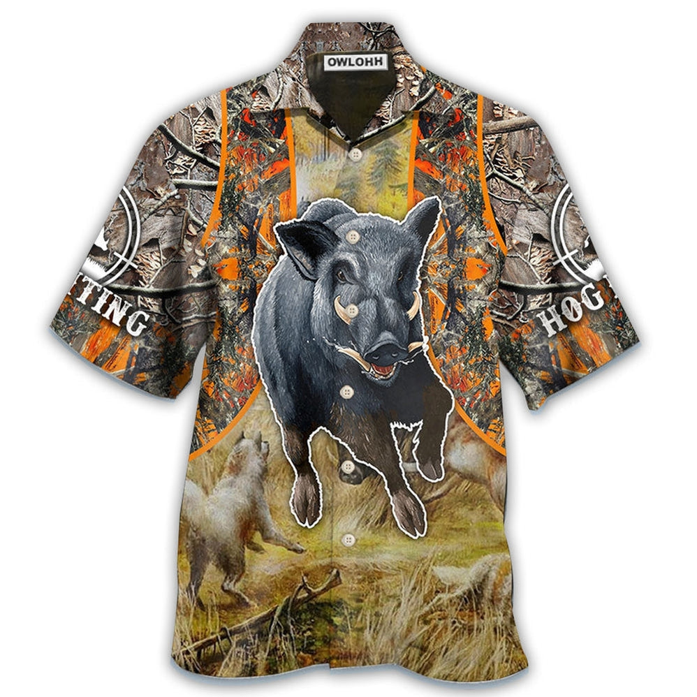 Hunting Hog Camo Hawaii Shirt Ha66