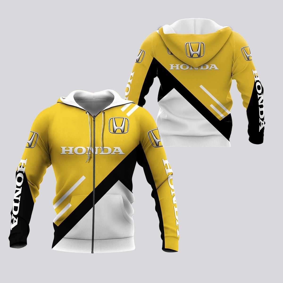 3D All Over Printed Honda Lph-Nh Shirts Ver 3 (Yellow)