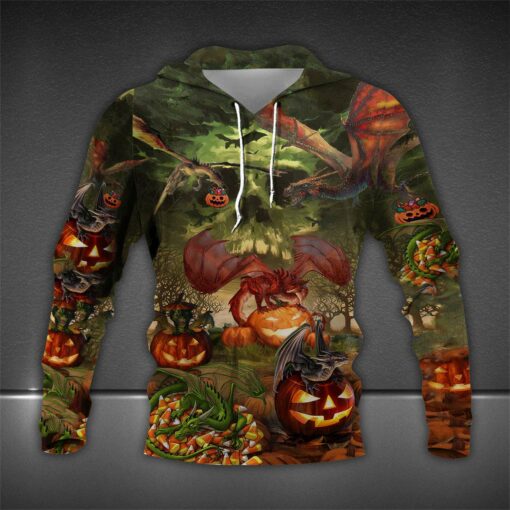 Dragon Halloween 3D All Over Printed Shirts For Men And Women, Gift For Halloween Day, Happy Halloween