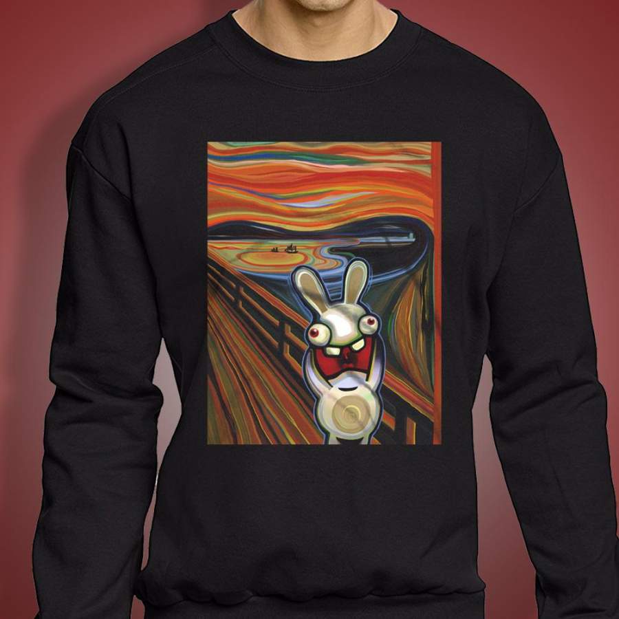 Screaming Rabbit Men’S Sweatshirt