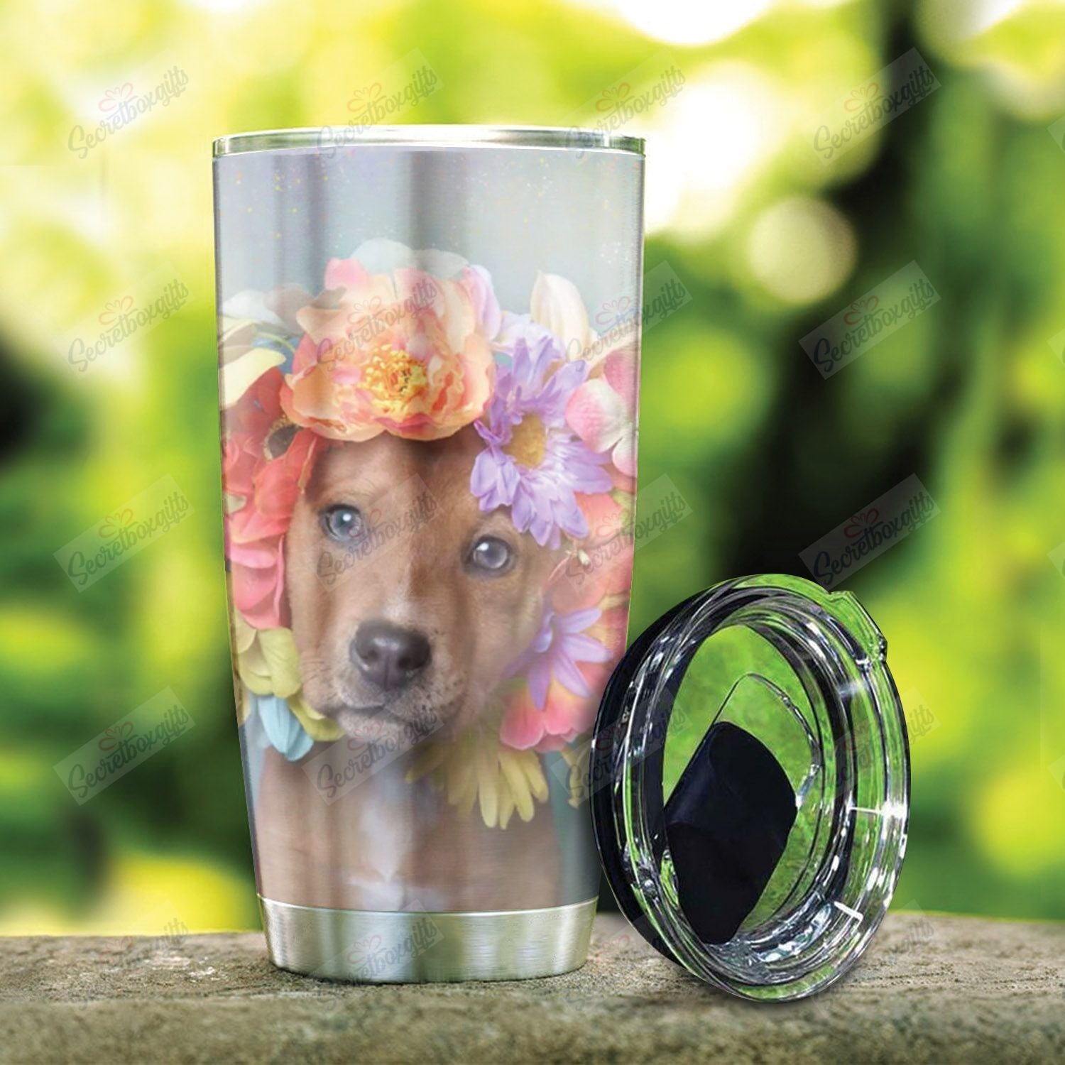 Pitbull Flower Nt0301027T Tumblers