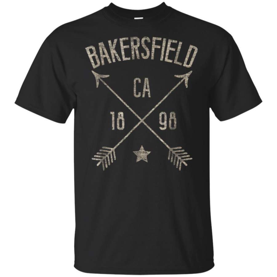 Bakersfield CA Shirt Vintage Distressed Style Home City