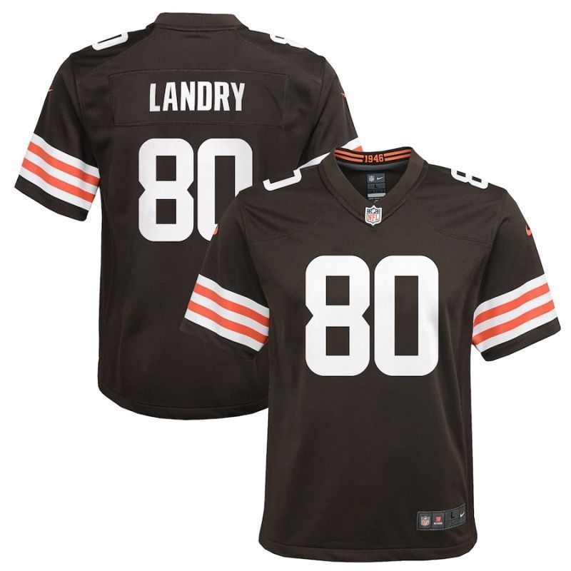 Cleveland Browns Jarvis Landry #80 NFL 2020 Brown Womens Jersey