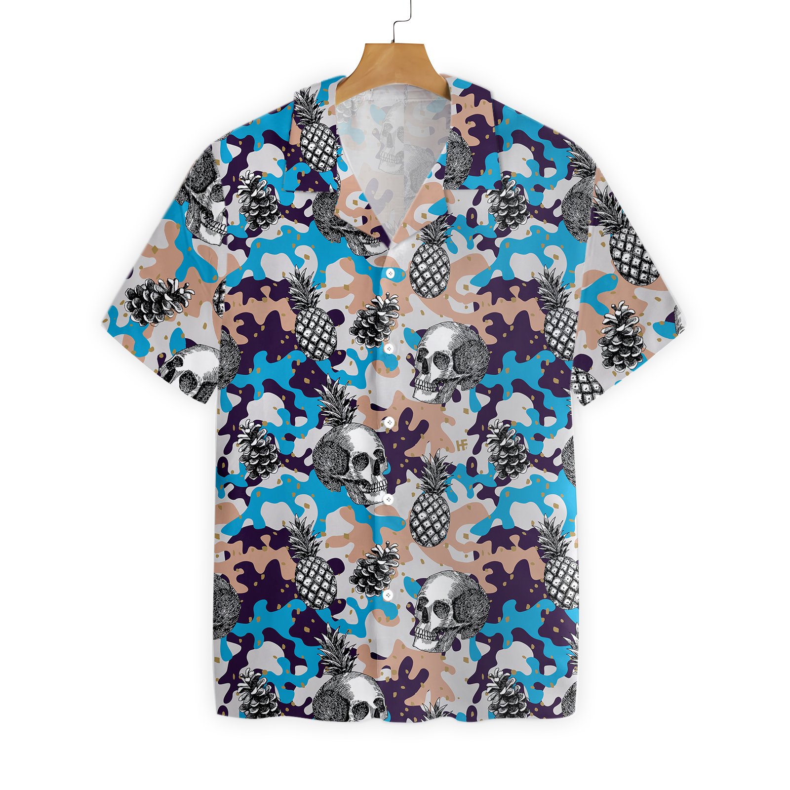 Skull Camouflage Pattern 2810 Hawaii Shirt Ha30952