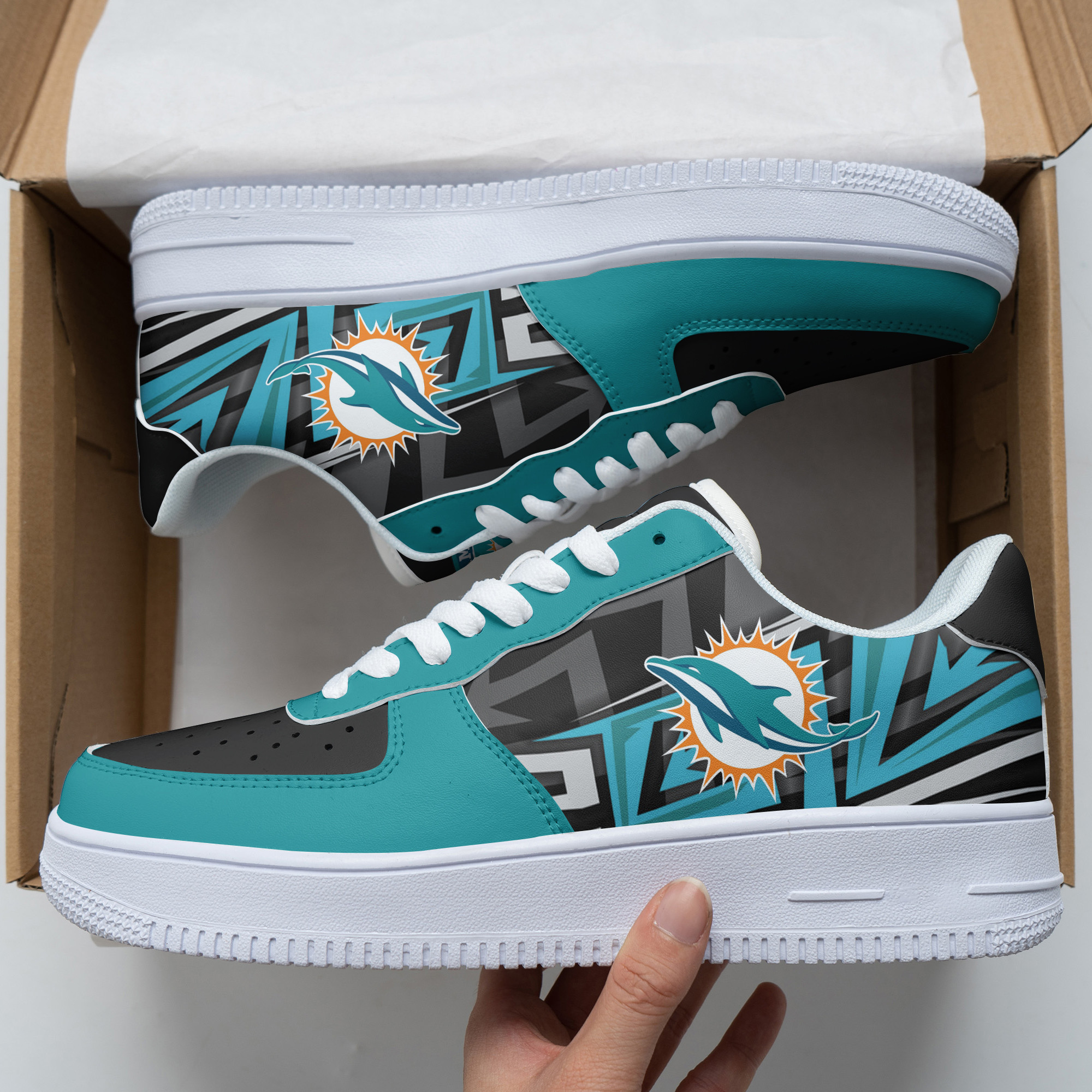 Miami Dolphins Af1 Shoes 282