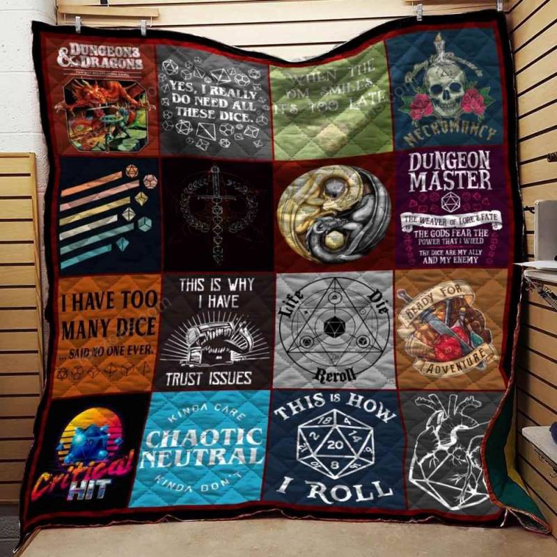 Dungeons And Dragons Collage Blanket TH1807 Quilt