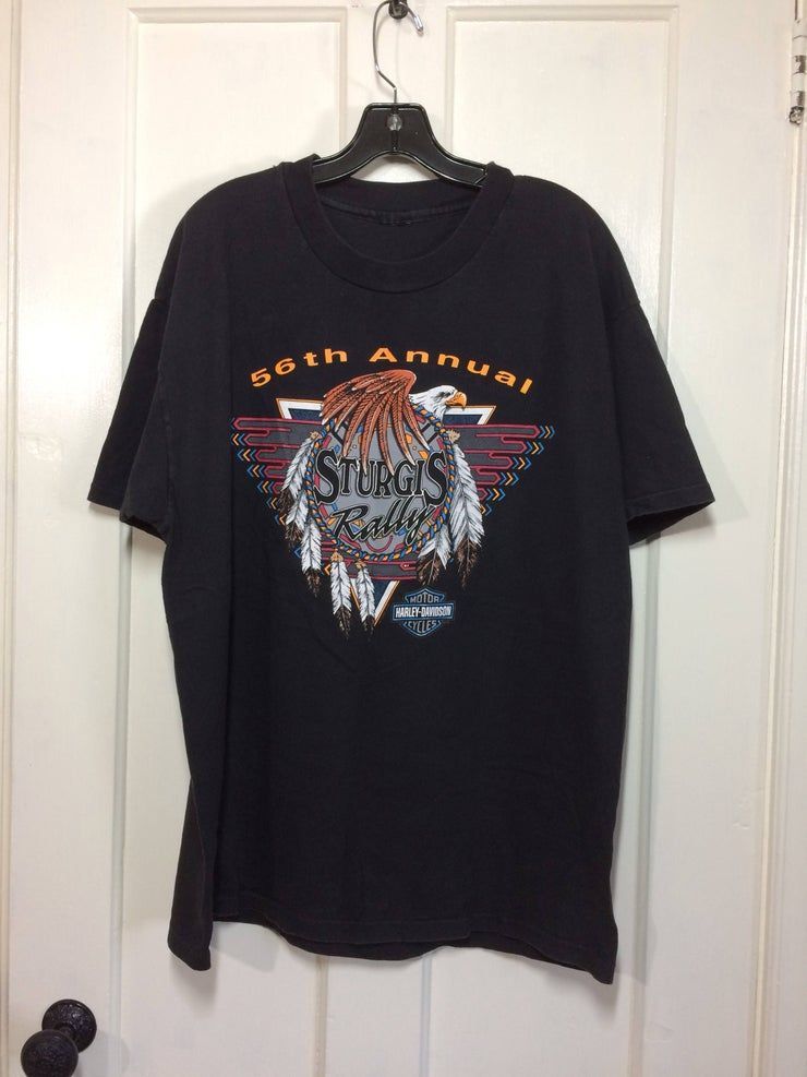 1990S 56Th Annual Sturgis Motorcycle Rally Festival Black Shirt