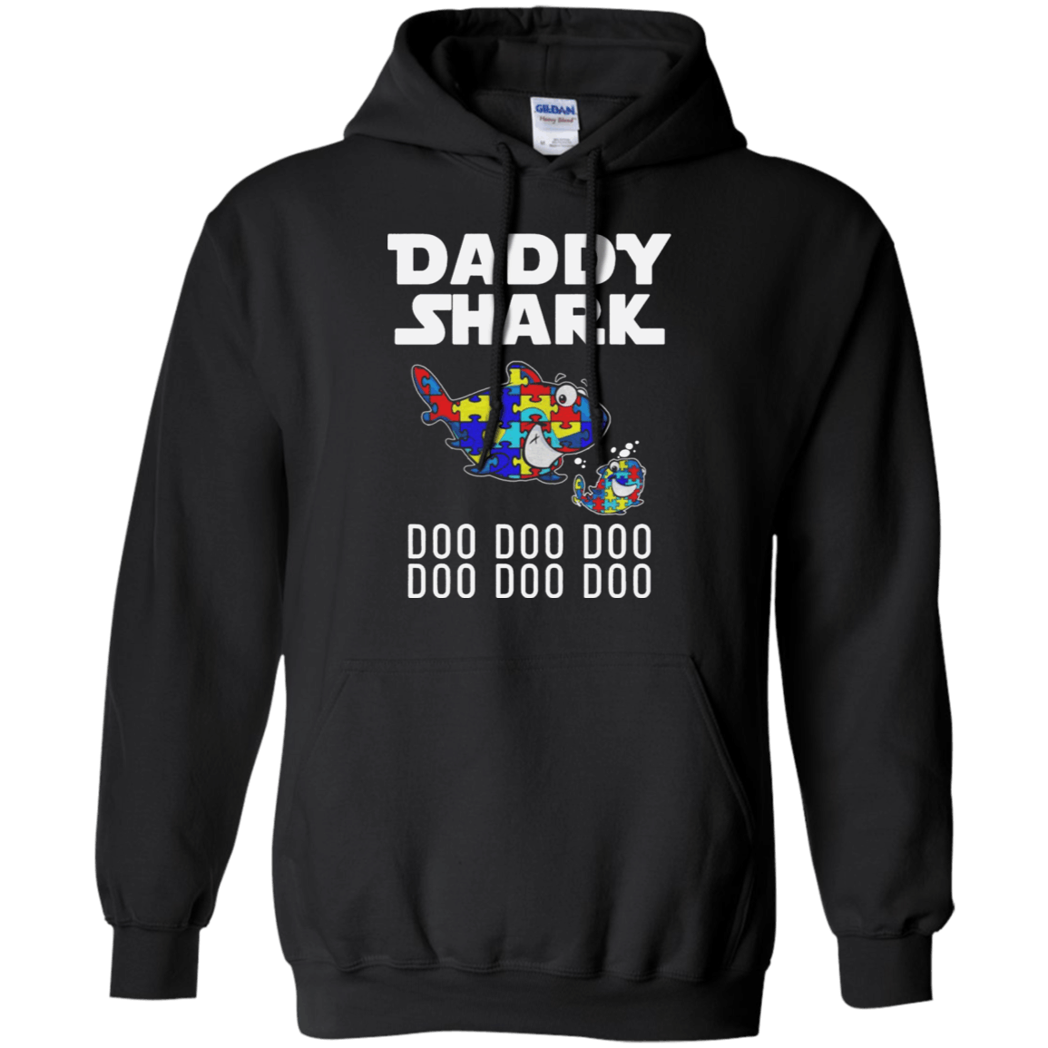 Daddy Shark autism doo doo doo shirt Hoodie