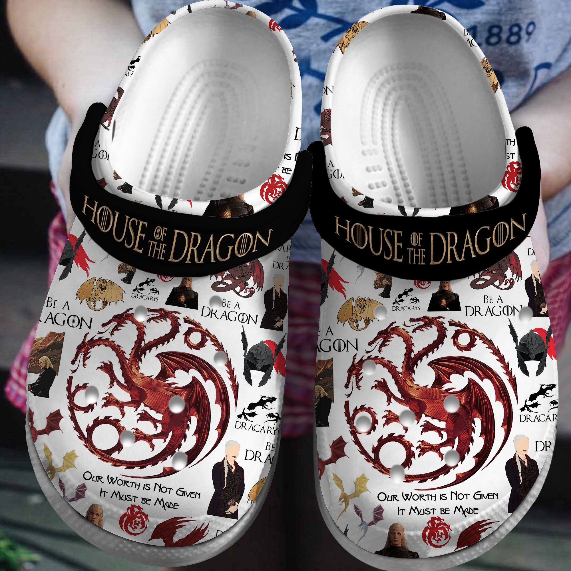 House Of The Dragon Tv Series Crocss Clogs For Men Women And Kid Cb170724714400