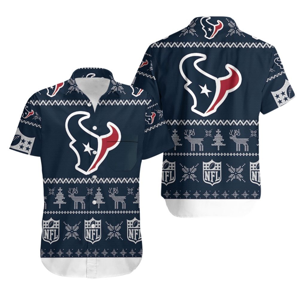 Houston Texans Ugly Sweatshirt Christmas Hawaii Shirt Ha38616