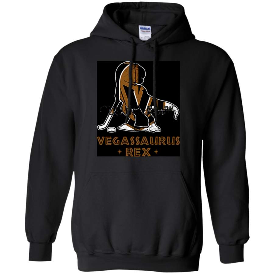 AGR VEGASSAURUS Rex Vegas Golden Knights T-Rex Hockey Youth Hoodie