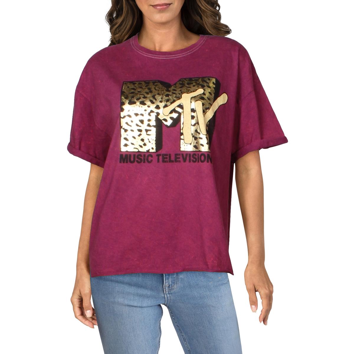 Womens Cotton Animal Print Graphic T-Shirt