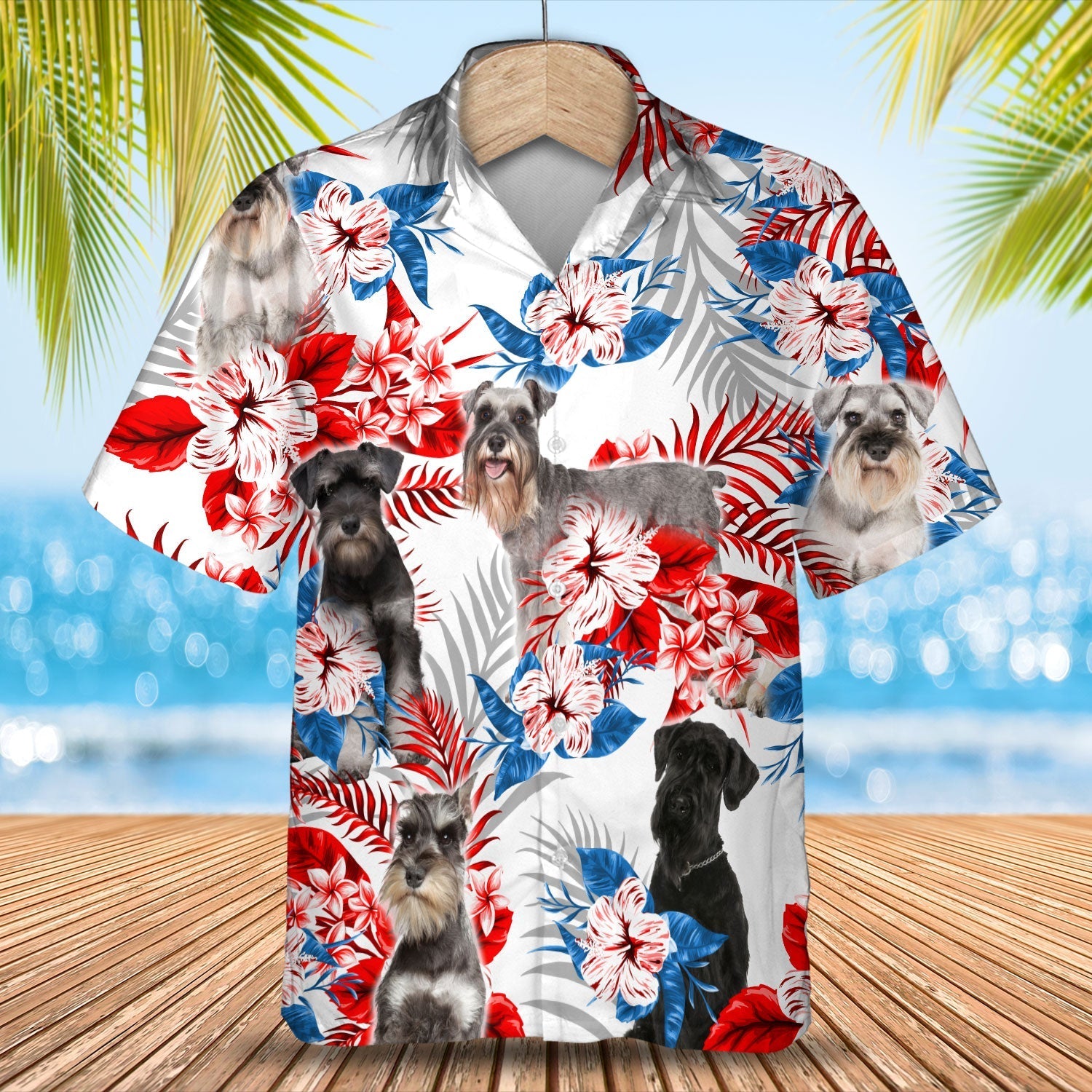 Schnauzer Hawaii Shirt Gift For Summer Aloha Hawaii Men And Women Ha92302