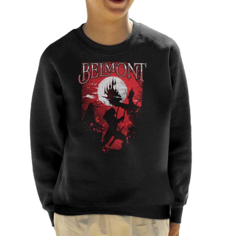 Vampire Hunter Belmont Castlevania Kid’s Sweatshirt