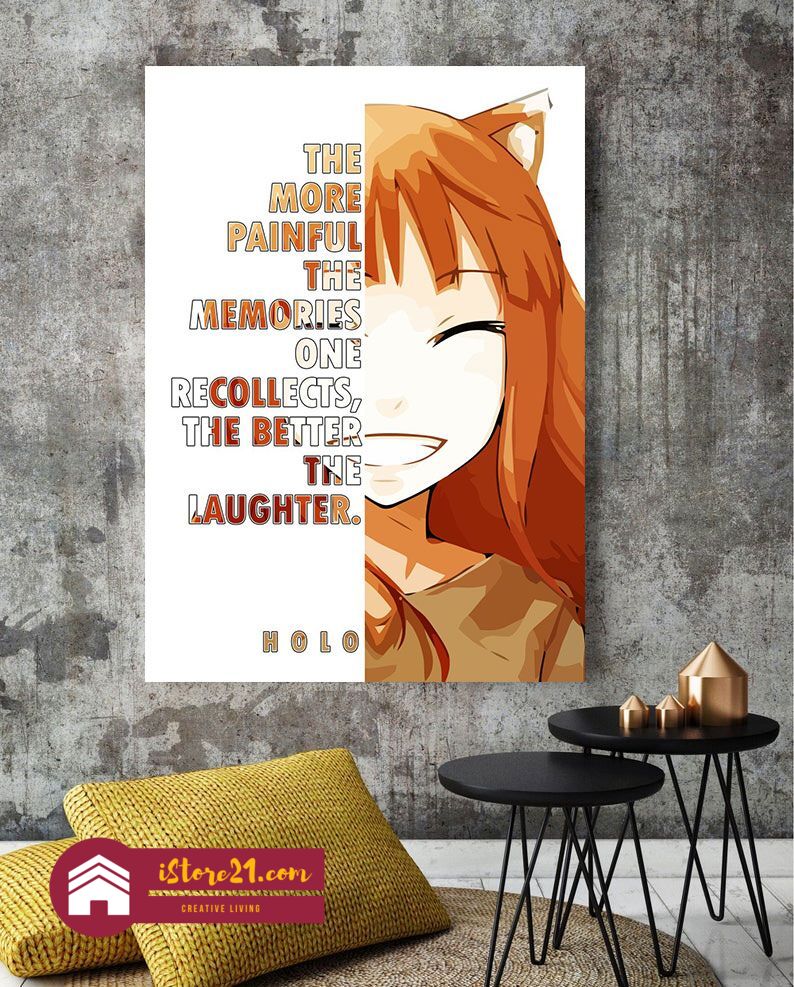 Holo Spice And Wolf Iv Canvas Poster Gift For Fan, Friends, Home Decor, Wall Art