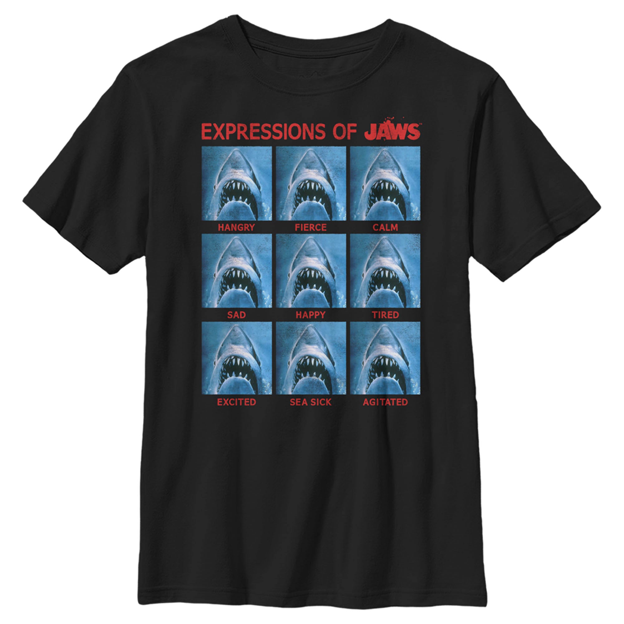 Boy’S Jaws Expressions Of Jaws T-Shirt