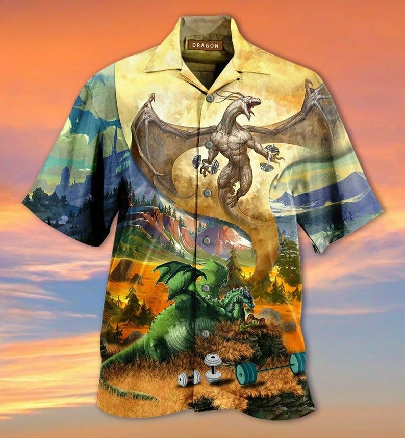 Dragon Multicolor Best Design Hawaii Shirt Ha18098