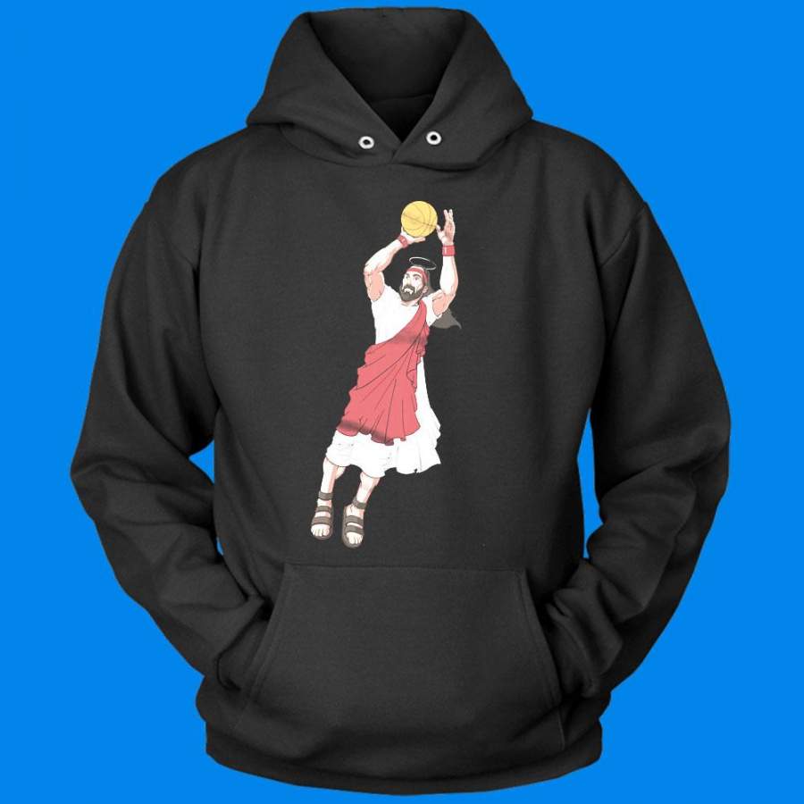 Jumpshot Jesus Men’S Hoodie T-Shirt