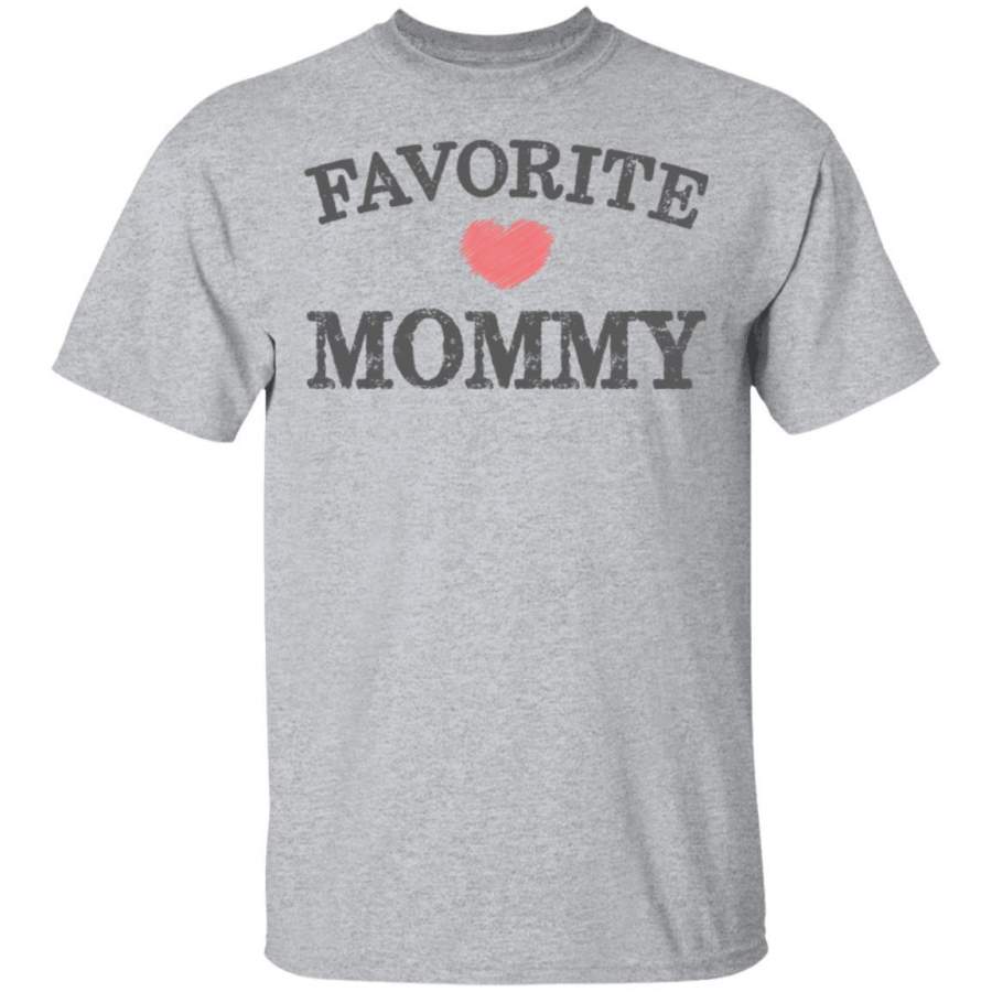 Favorite Mommy Heart Distressed Vintage shirt funny