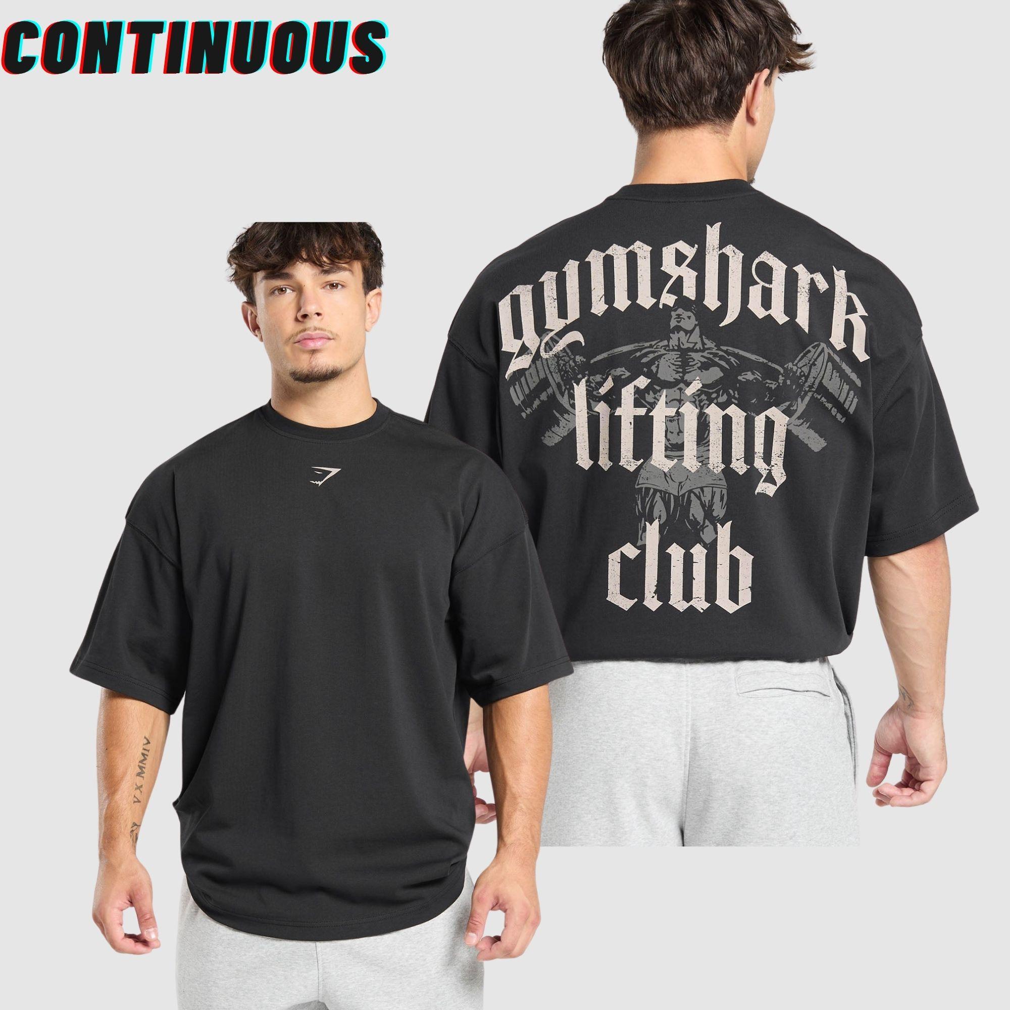 Unisex Oversized Lifting Club T-Shirt, Motivational Gym Workout Tee, Comfortable Cotton Fitness Shirt, Casual Streetwear Top Strength Training Apparel
