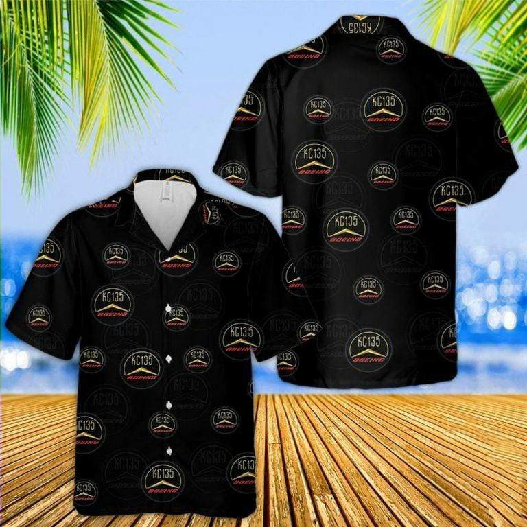 Hawaii Aloha Shirt Made In Boeing Stratotanker Ha8444