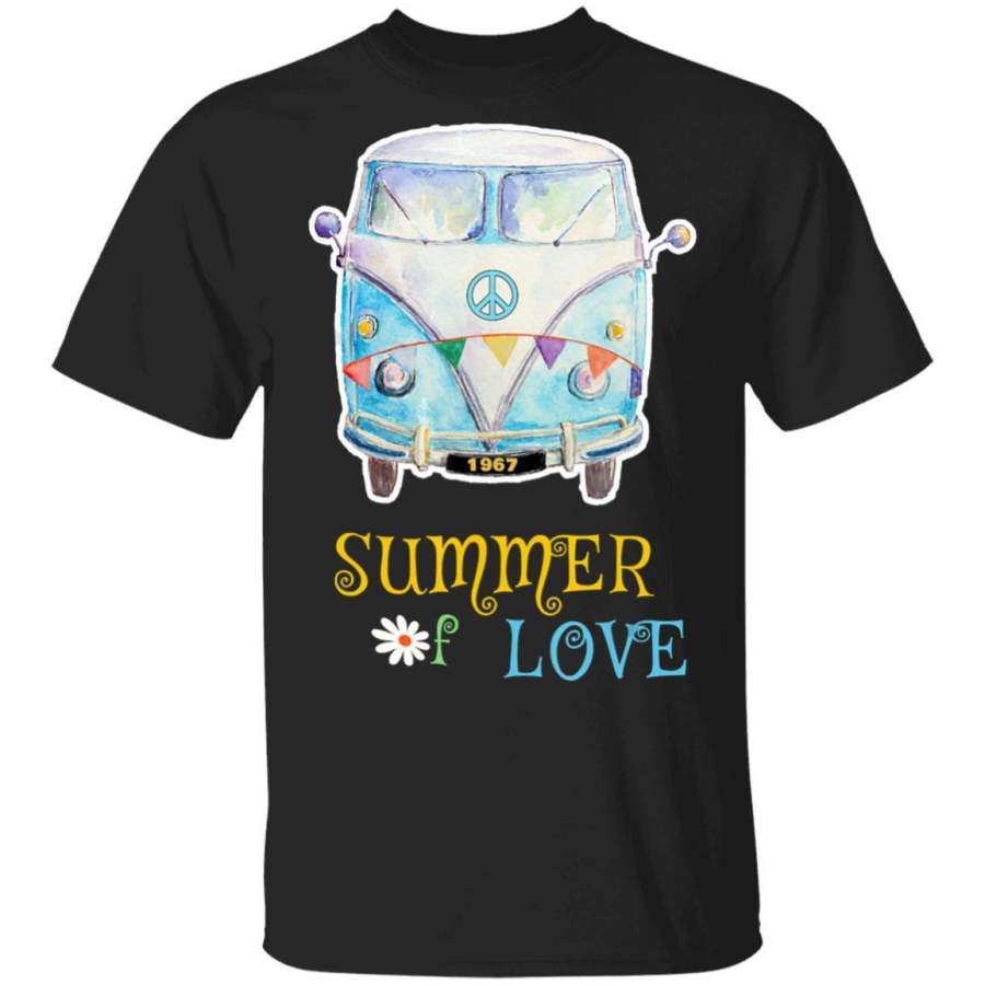 1967 Summer of Love Hippie Peace Camper Van Coffee Mug Unisex Men Women Tshirt