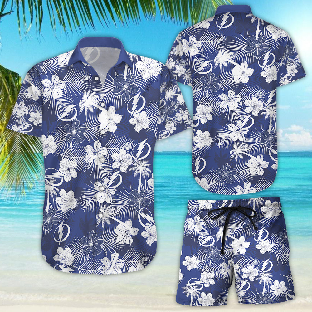 Tampa Bay Lightning Hawaii, Hawaiian Beach Shirt Short Sleeve