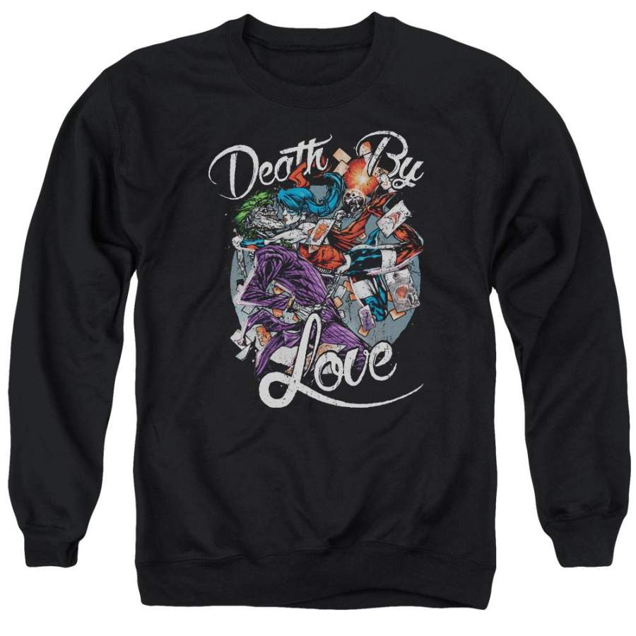 Batman – Death By Love Adult Crewneck Sweatshirt