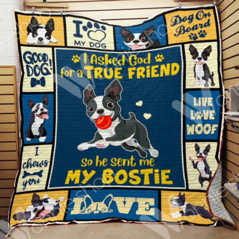 Boston Terrier Dog Blanket NOV0201 69O51