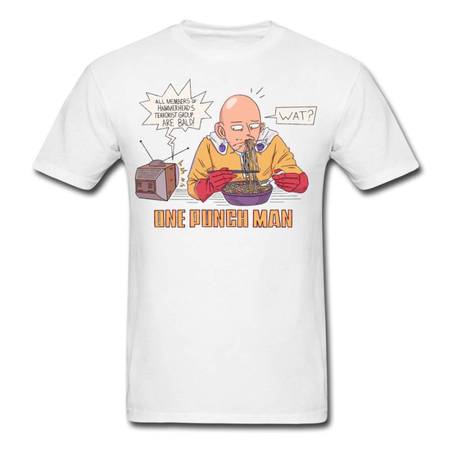 Anime One Punch-Man Funny T Shirts Anime Fashion Mens Tshirt