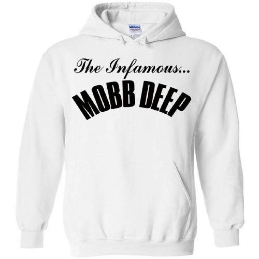 Mobb Deep,Havoc,Prodigy,Hardcore East Coast Hip Hop,The Infamous,New York,v1b, Gildan Heavy Blend Hoodie