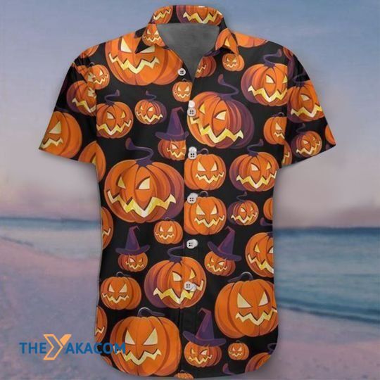 Happy Halloween Pumpkin Witch Hawaiian Shirt Ha89905